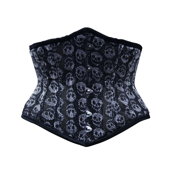 Black Skull Waist Cincher Corset