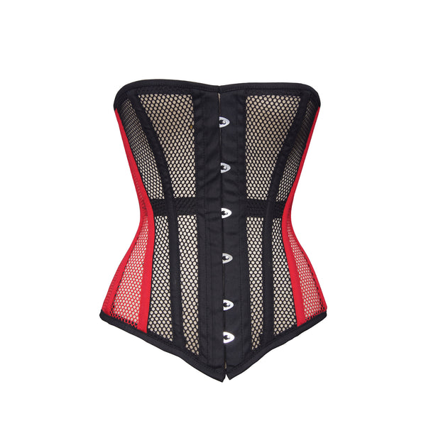 Women's Overbust corset - Mesh corset - Overbust corset women - Waist shaper - Waist clincher - Wedding corset women - Leather corset