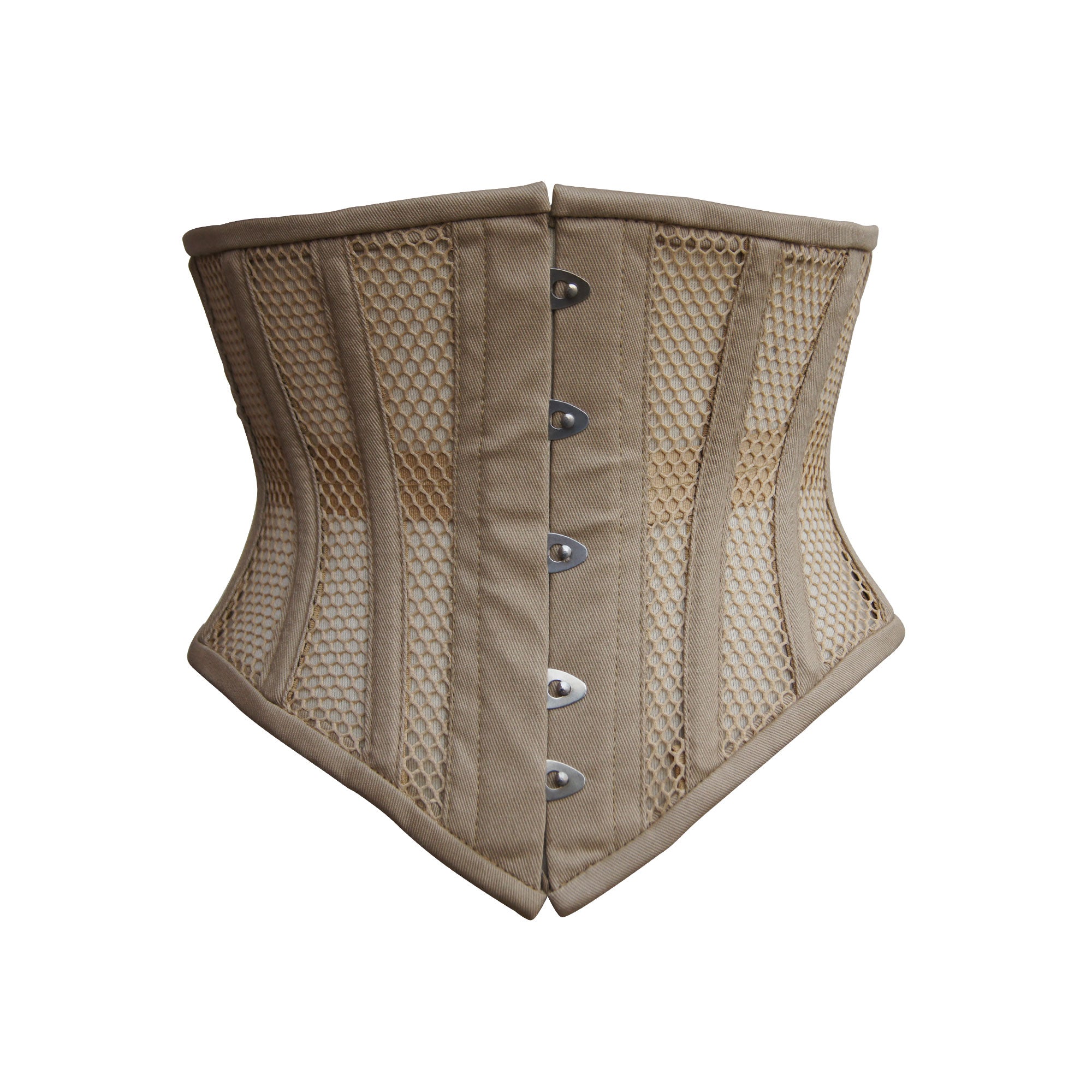 Skin Mesh Heavy Duty Steel Boned Underbust Corset