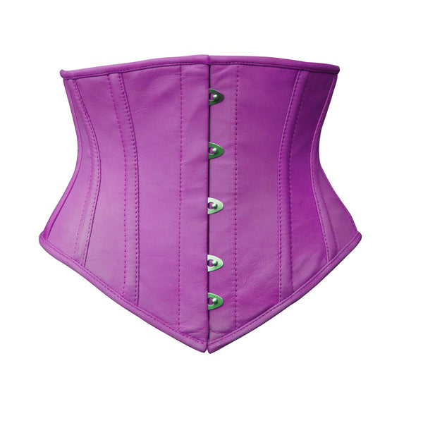 Luxury Purple Satin Underbust Wedding Waist Corset