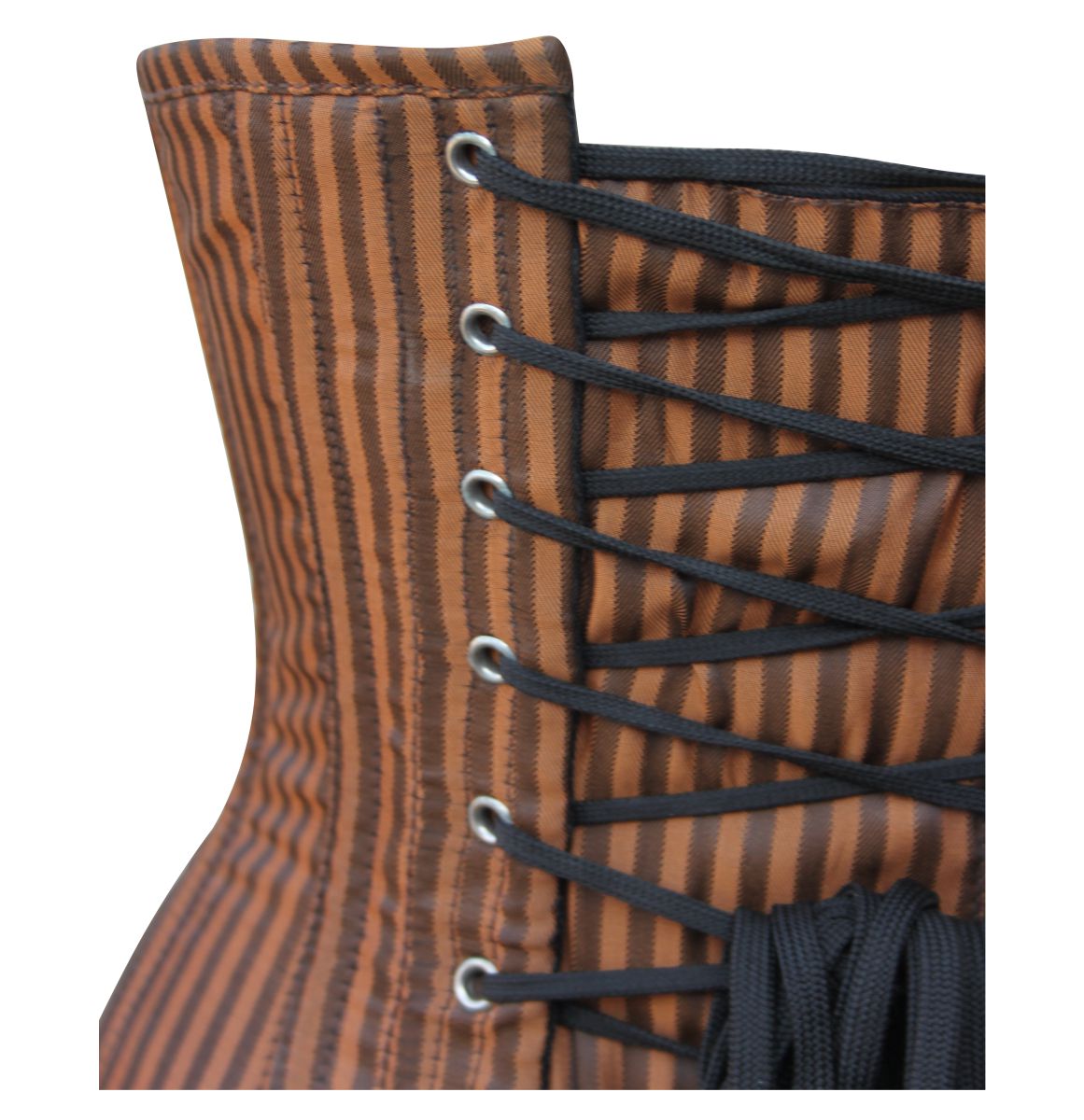 Satin Underbust Waist Shaper Cincher Leather Corset