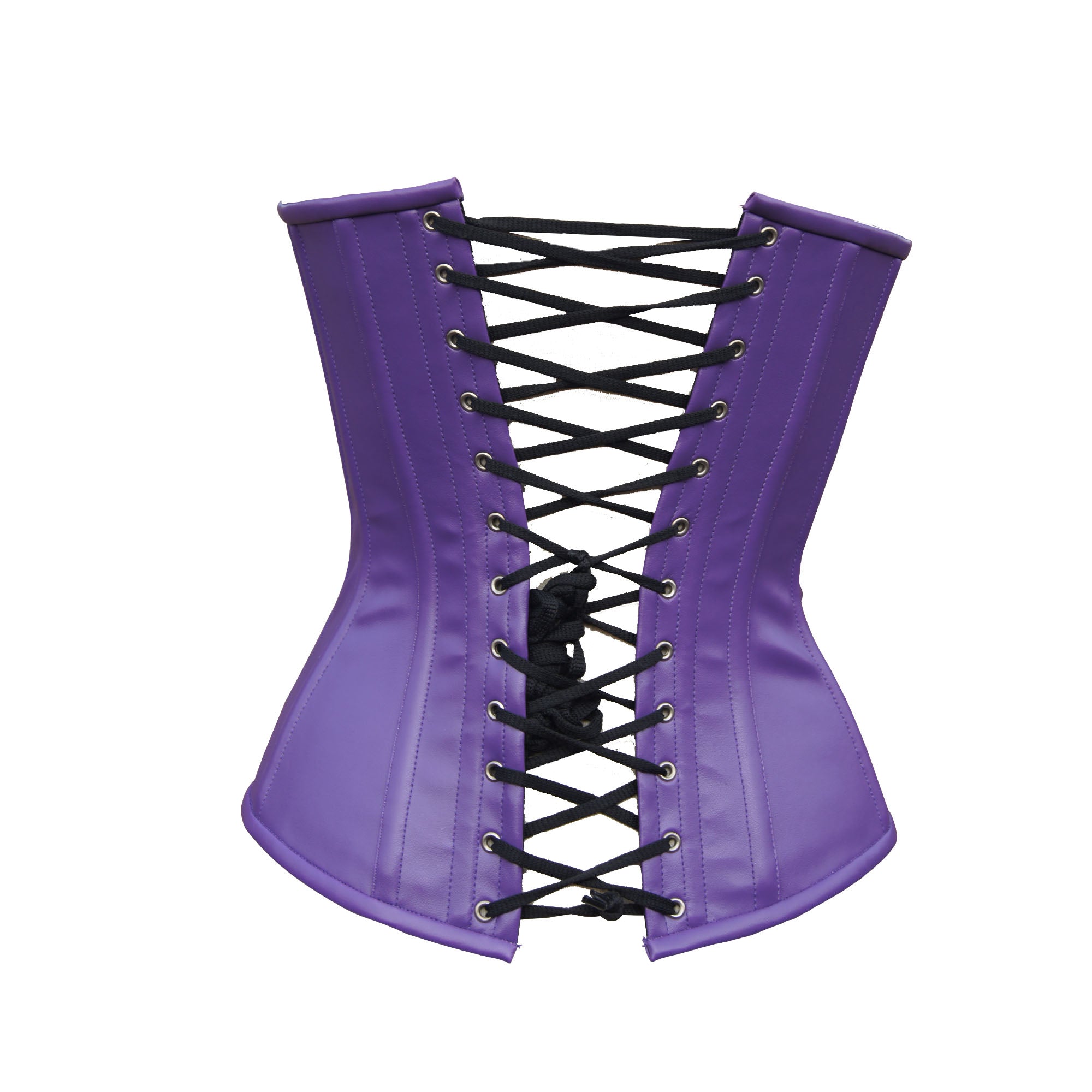 Purple Steel Boned Corset Top – Over Bust Corset