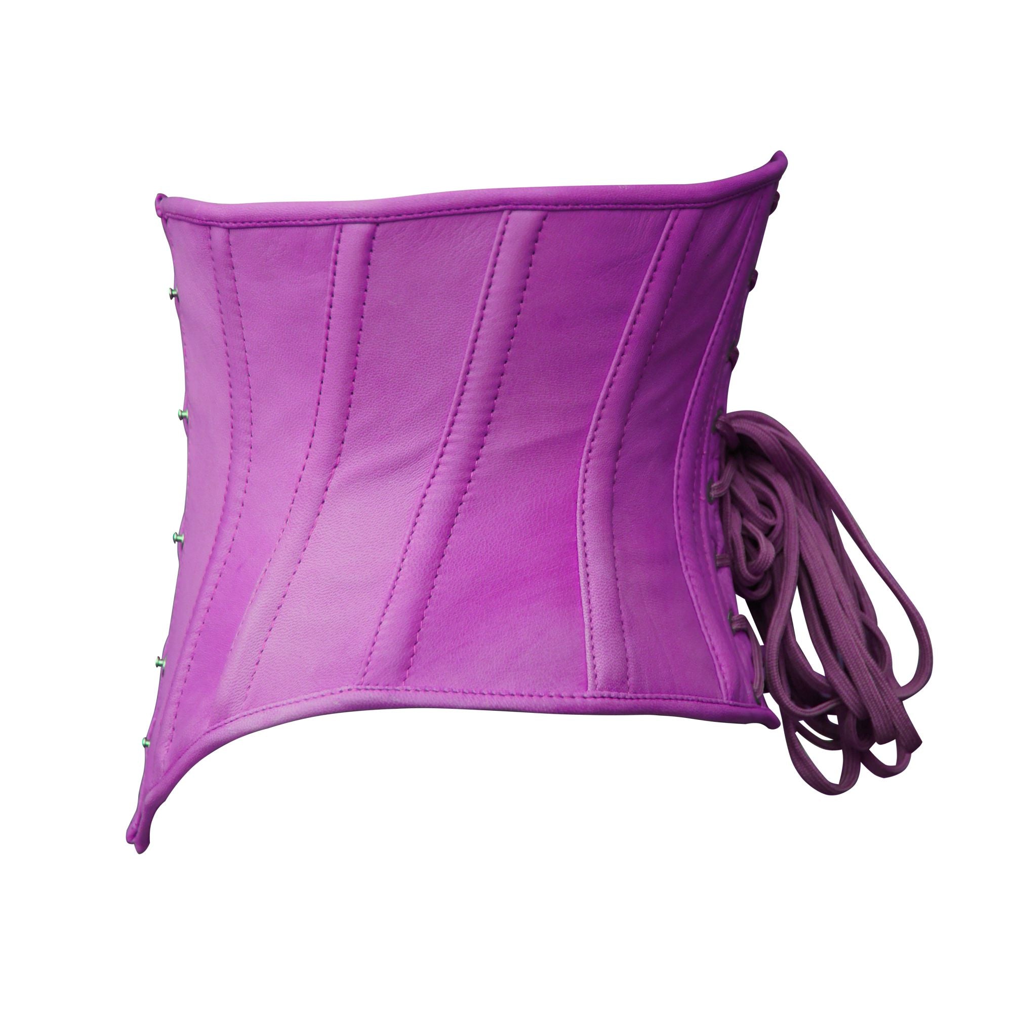 Luxury Purple Satin Underbust Wedding Waist Corset