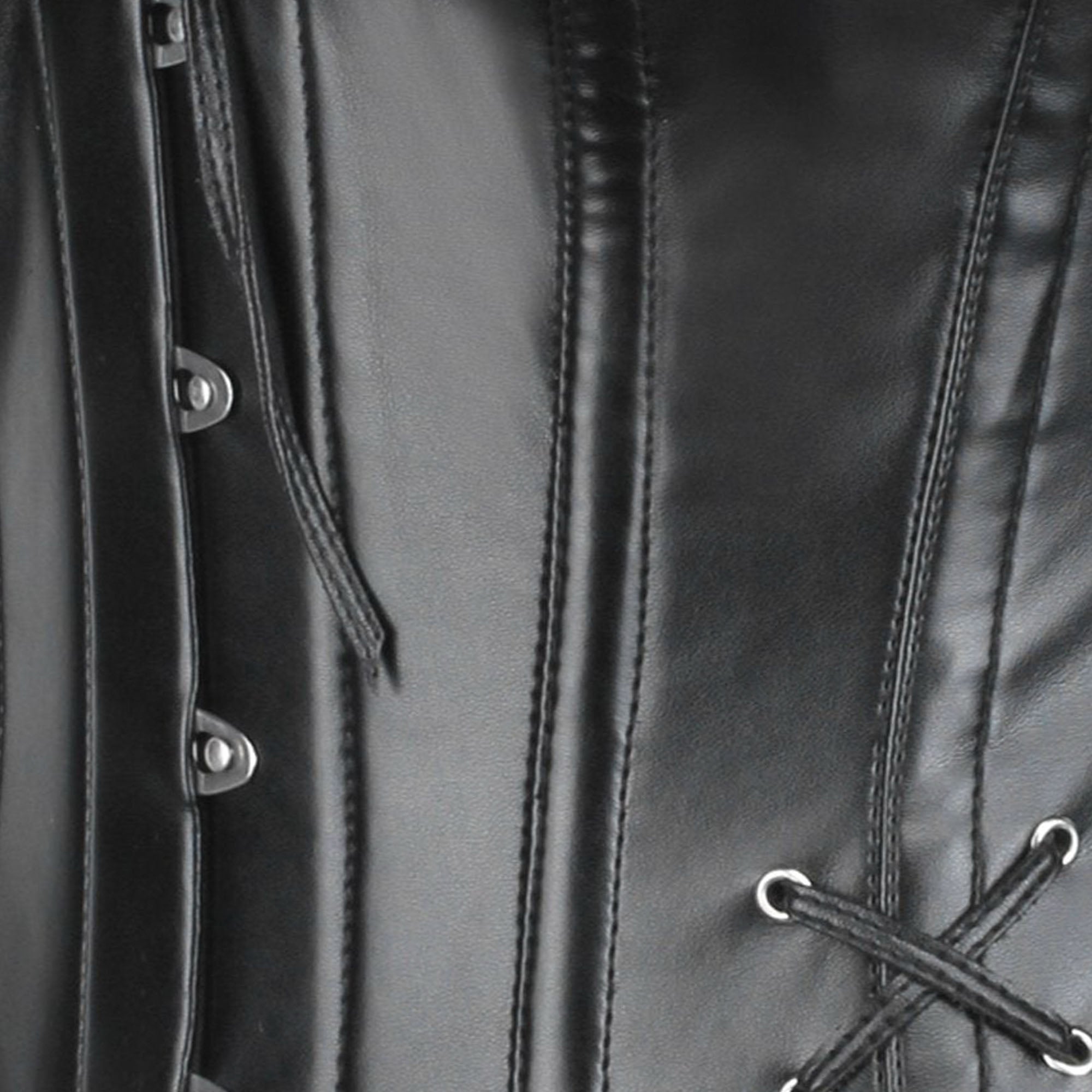 Women Gothic Corset Top – Over Bust Lace-Up Bustier