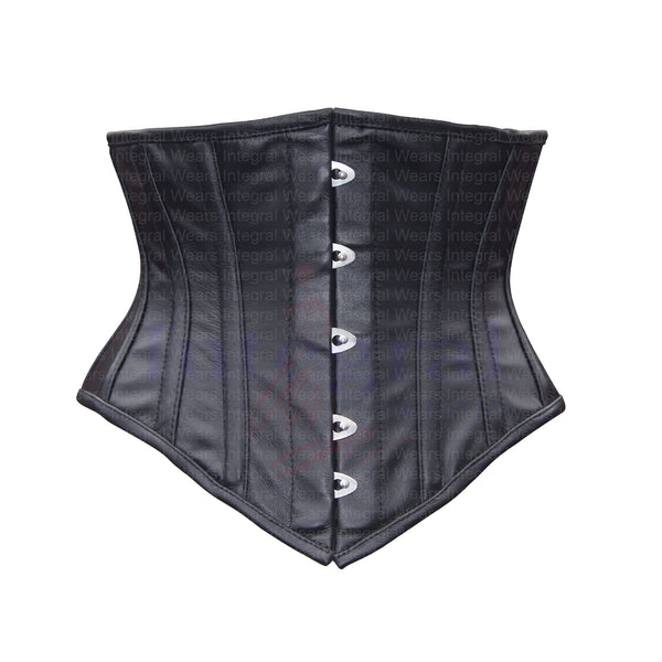 Leather Corset Women Corset Heavy Duty Corset Steel Boned Underbust Corset Clincher Hourglass Corset Waist Training Corset