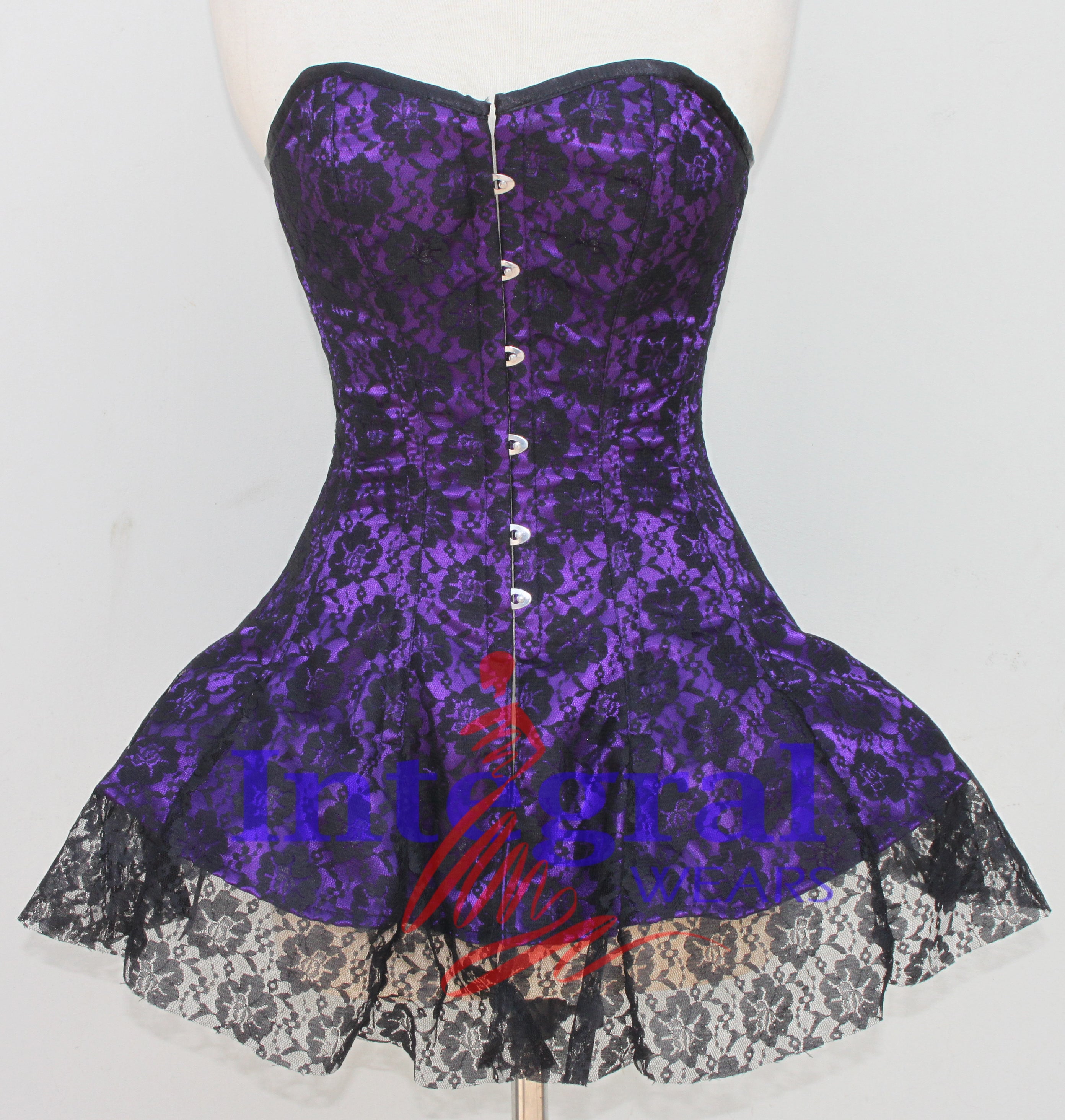 Women Corset Black Lace Dress Sweetheart Steel Boned Corset Fetish Corset Steampunk Corset Waist Training Hourglass Body Shaper Corset