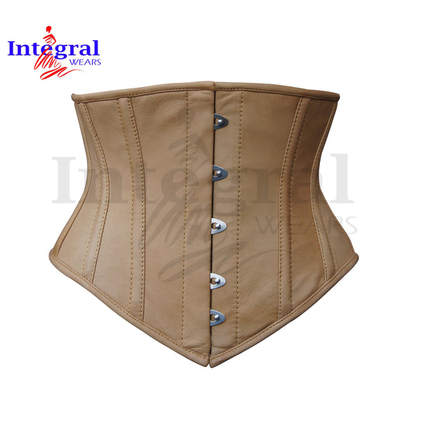 Women Corset Heavy Duty Corset Steel Boned Underbust Corset Clincher Hourglass Corset Waist Training Corset Leather Corset, Wedding Corset