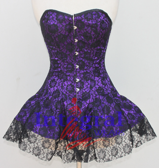 Women Corset Black Lace Dress Sweetheart Steel Boned Corset Fetish Corset Steampunk Corset Waist Training Hourglass Body Shaper Corset