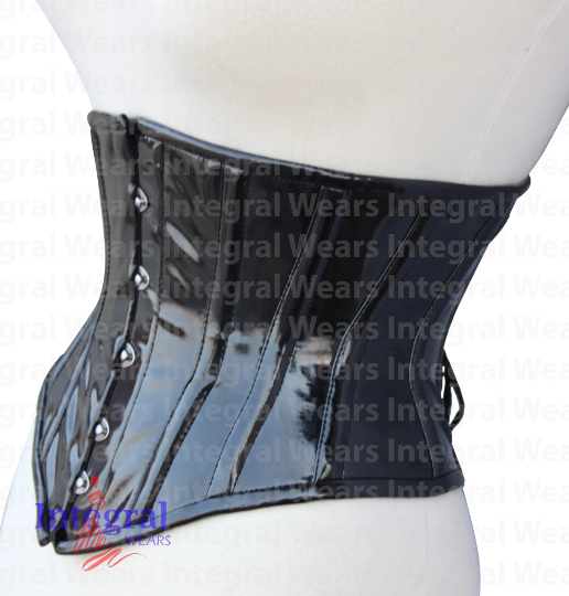 Women Corset PVC Corset Underbust Corset Heavy Duty Corset Cincher Corset Steel Boned Corset Waist Training Hourglass Corset PVC Corset