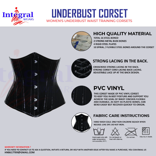 Heavy Duty PVC Underbust Waist Trainer