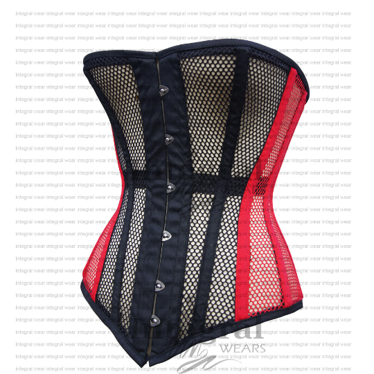 Women's Overbust corset - Mesh corset - Overbust corset women - Waist shaper - Waist clincher - Wedding corset women - Leather corset