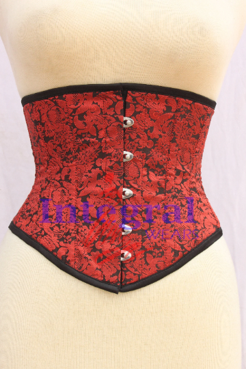 Women Corset Underbust Corset Heavy Duty Corset Cincher Corset Steel Boned Corset Waist Training Hourglass Purple Corset Brocade Corset