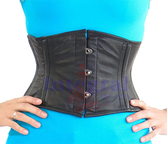 Women Underbust Corset Leather Corset Waist Training Corset WaistBelt Corset Double Steel Boned corset
